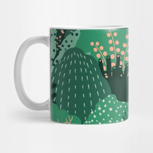 Botanical Floral Seamless pattern Mug